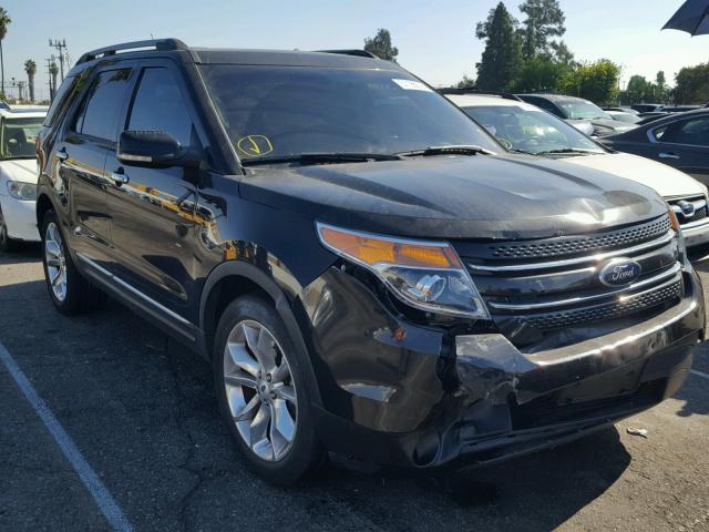 1FM5K7F80DGA71052 - 2013 FORD EXPLORER L BLACK photo 1