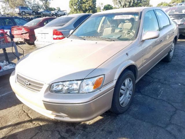 JT2BF22K0Y0252398 - 2000 TOYOTA CAMRY CE GOLD photo 2
