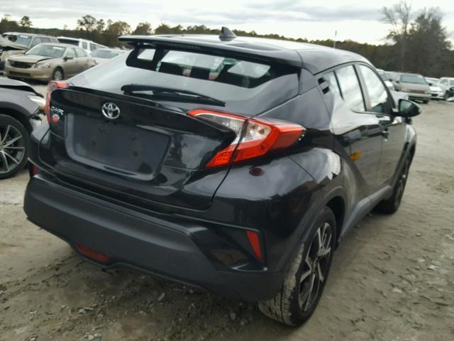 NMTKHMBX8JR056929 - 2018 TOYOTA C-HR XLE BLACK photo 4