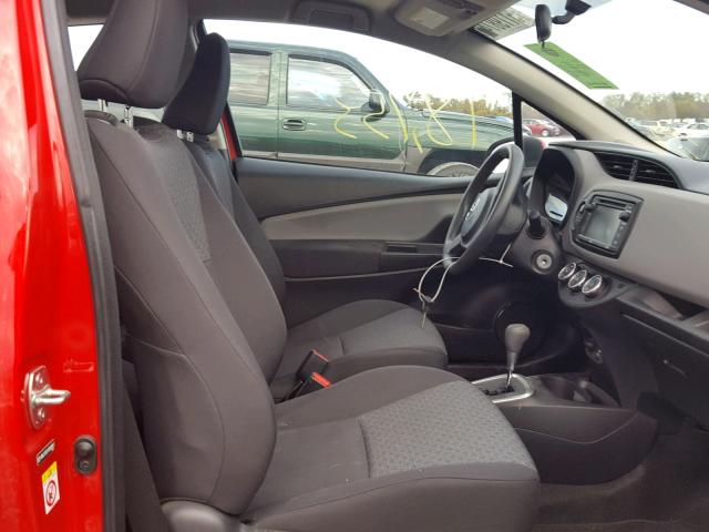 VNKJTUD31GA066852 - 2016 TOYOTA YARIS L RED photo 5