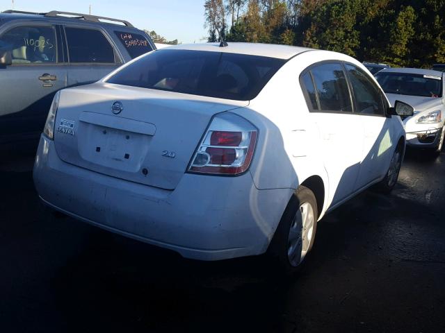 3N1AB61E47L658979 - 2007 NISSAN SENTRA 2.0 WHITE photo 4