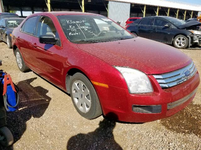 3FAHP06Z87R275975 - 2007 FORD FUSION S RED photo 1