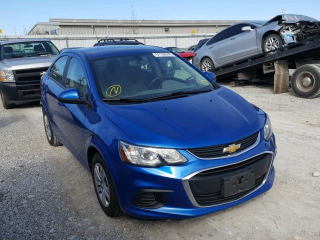 1G1JB5SH7H4159562 - 2017 CHEVROLET SONIC LS 蓝色 照片 1