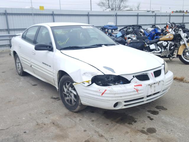 1G2NF52EX1C221460 - 2001 PONTIAC GRAND AM S WHITE photo 1