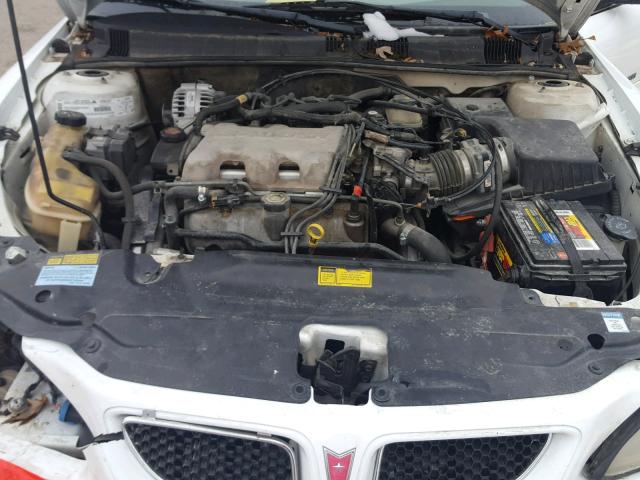 1G2NF52EX1C221460 - 2001 PONTIAC GRAND AM S WHITE photo 7