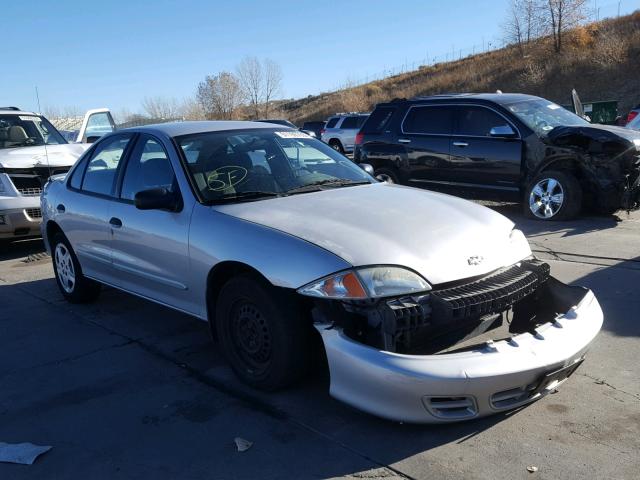 1G1JF524527426253 - 2002 CHEVROLET CAVALIER L SILVER photo 1