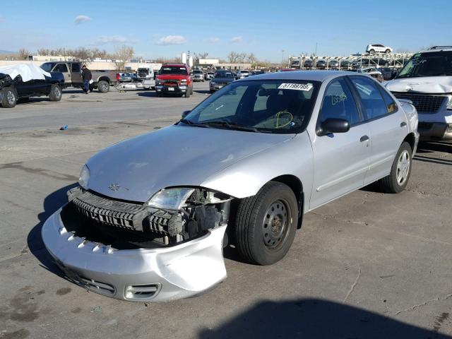 1G1JF524527426253 - 2002 CHEVROLET CAVALIER L SILVER photo 2