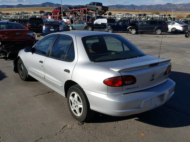 1G1JF524527426253 - 2002 CHEVROLET CAVALIER L SILVER photo 3