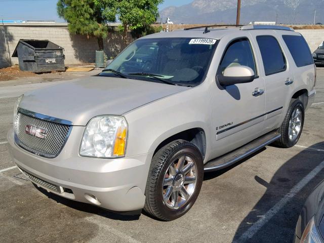 1GKFK03299R282220 - 2009 GMC YUKON DENA TAN photo 2