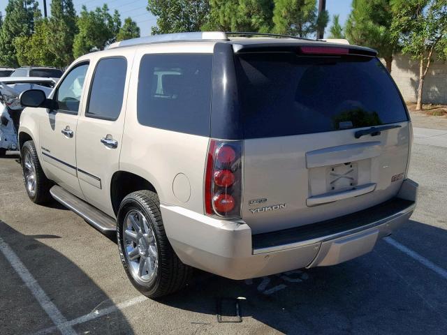 1GKFK03299R282220 - 2009 GMC YUKON DENA TAN photo 3