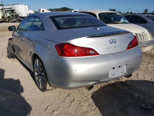 JN1CV6FE2EM900986 - 2014 INFINITI Q60 BASE SILVER photo 3