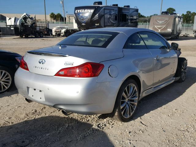 JN1CV6FE2EM900986 - 2014 INFINITI Q60 BASE SILVER photo 4