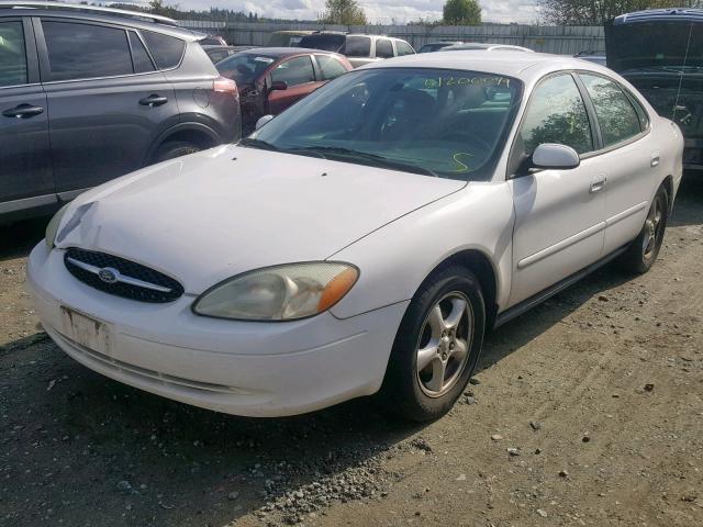 1FAFP55233G191802 - 2003 FORD TAURUS SES WHITE photo 2