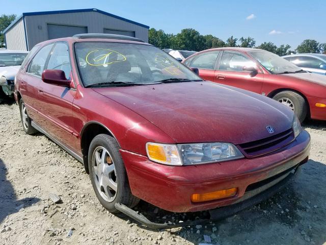 1HGCE1893RA011316 - 1994 HONDA ACCORD RED photo 1