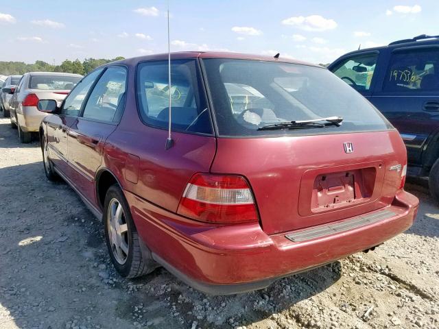 1HGCE1893RA011316 - 1994 HONDA ACCORD RED photo 3