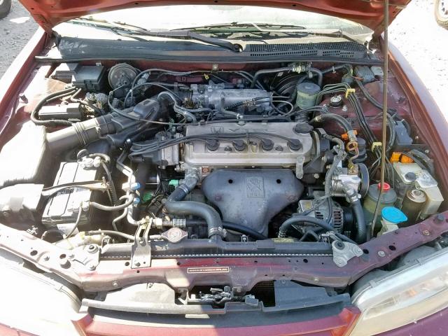 1HGCE1893RA011316 - 1994 HONDA ACCORD RED photo 7