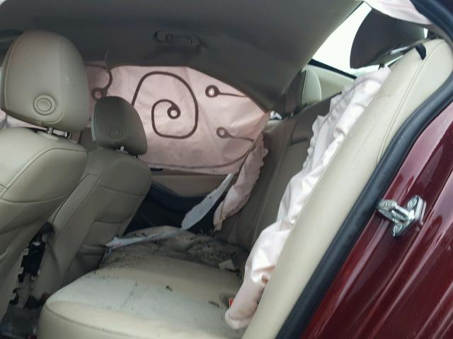 1G11C5SL9FF312817 - 2015 CHEVROLET MALIBU 1LT BURGUNDY photo 6