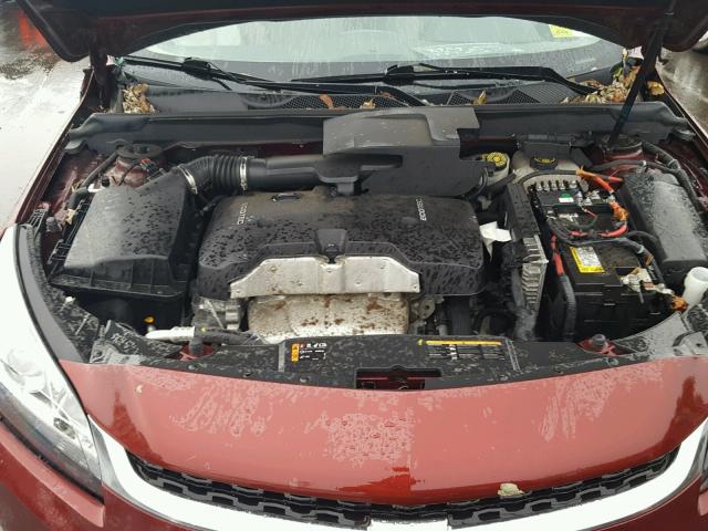 1G11C5SL9FF312817 - 2015 CHEVROLET MALIBU 1LT BURGUNDY photo 7