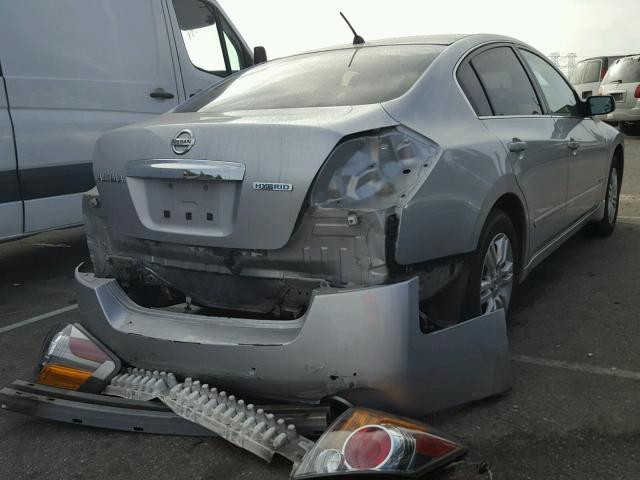 1N4CL2AP3BC151854 - 2011 NISSAN ALTIMA HYB SILVER photo 4