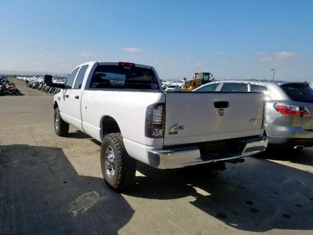 3D7KS28A57G775658 - 2007 DODGE RAM 2500 S Սպիտակ լուսանկար 3