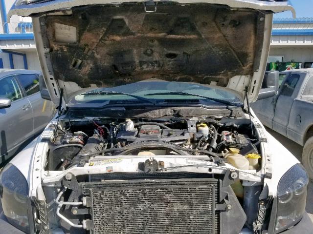 3D7KS28A57G775658 - 2007 DODGE RAM 2500 S Սպիտակ լուսանկար 7