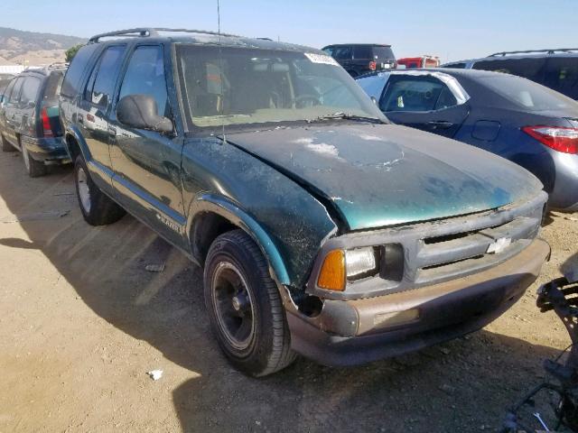 1GNCS13W3V2255547 - 1997 CHEVROLET BLAZER GREEN photo 1