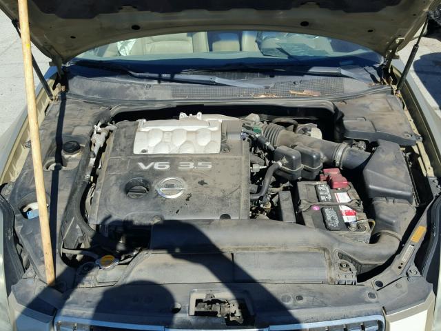 1N4BA41E34C813219 - 2004 NISSAN MAXIMA SE GOLD photo 7