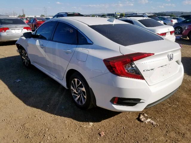 19XFC2F73HE067860 - 2017 HONDA CIVIC EX WHITE photo 3