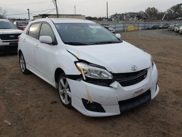 2T1LE4EEXAC013226 - 2010 TOYOTA COROLLA MA WHITE photo 1