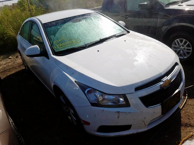 1G1P75SZ8E7100227 - 2014 CHEVROLET CRUZE WHITE photo 1