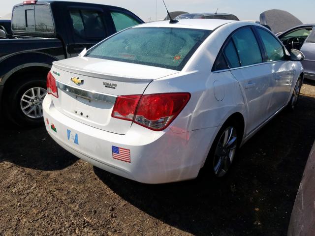 1G1P75SZ8E7100227 - 2014 CHEVROLET CRUZE WHITE photo 4