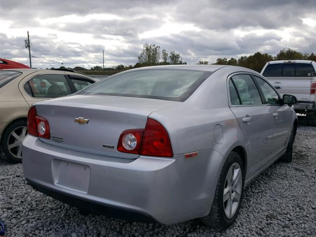 1G1ZA5EUXBF206643 - 2011 CHEVROLET MALIBU LS 银色 照片 4