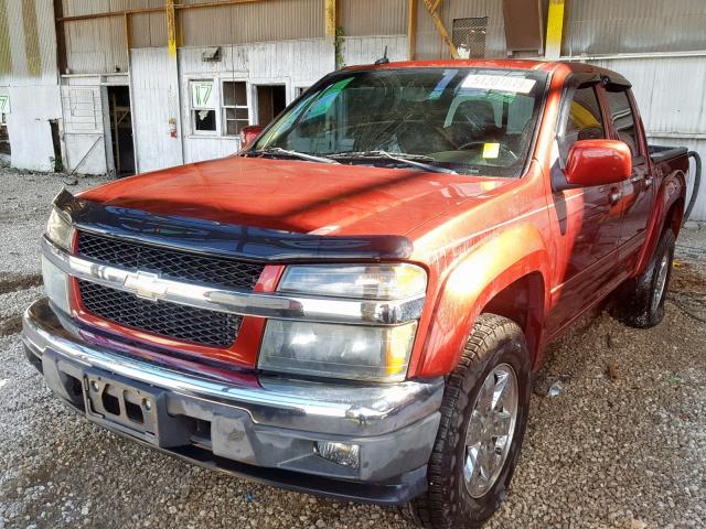 1GCJSDDE1A8129086 - 2010 CHEVROLET COLORADO L RED photo 2