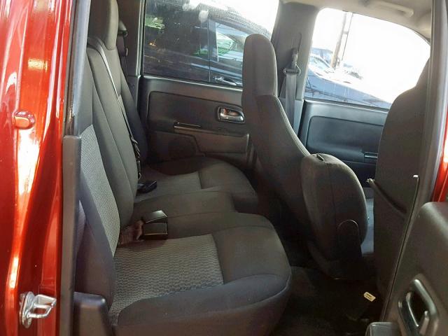 1GCJSDDE1A8129086 - 2010 CHEVROLET COLORADO L RED photo 6