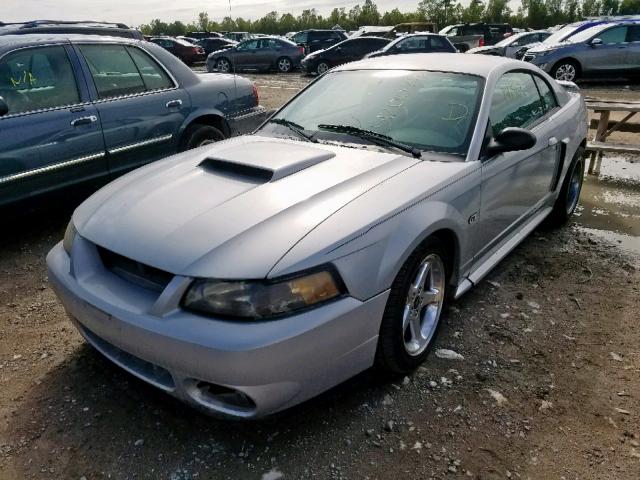 1FAFP42X03F363848 - 2003 FORD MUSTANG GT SILVER photo 2