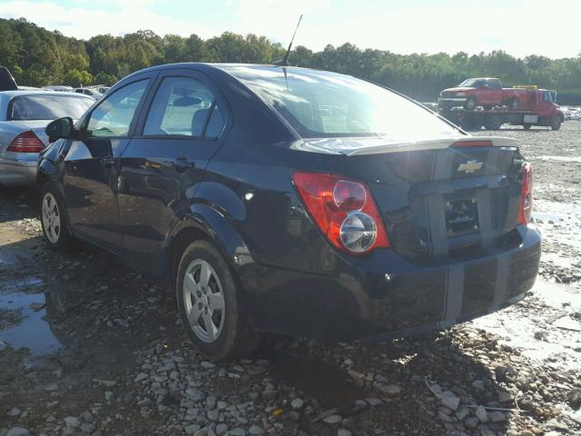 1G1JA5SH7D4242907 - 2013 CHEVROLET SONIC LS 黑色 照片 3