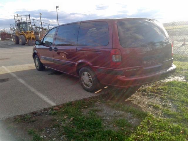 1GNDX03E630265272 - 2003 CHEVROLET VENTURE RED photo 3