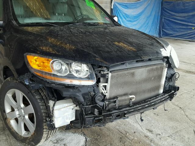 5NMSH13E27H040542 - 2007 HYUNDAI SANTA FE S BLUE photo 9