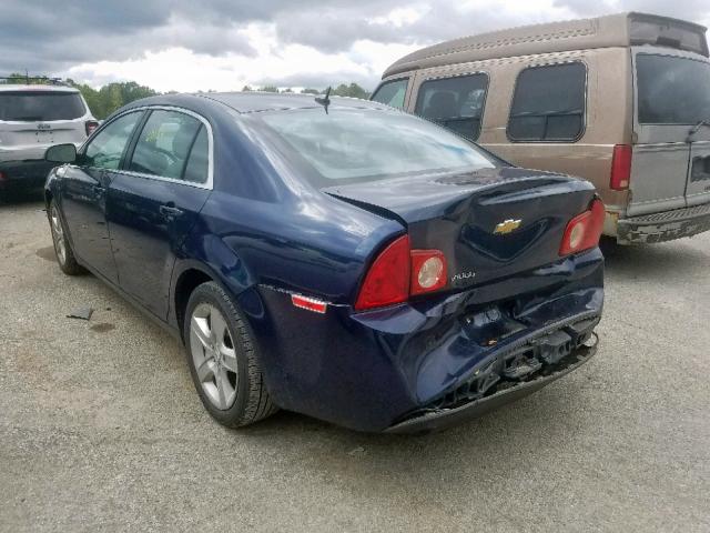 1G1ZB5E12BF217896 - 2011 CHEVROLET MALIBU LS BLUE photo 3