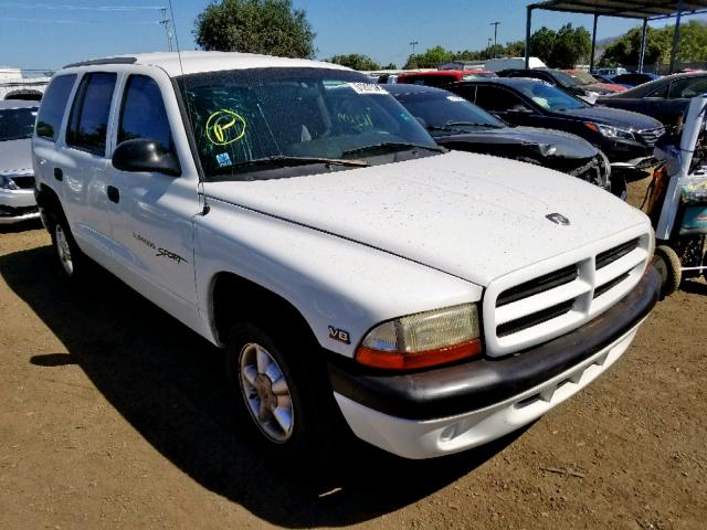 1B4HR28Y2YF187357 - 2000 DODGE DURANGO WHITE photo 1