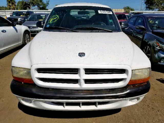 1B4HR28Y2YF187357 - 2000 DODGE DURANGO WHITE photo 9