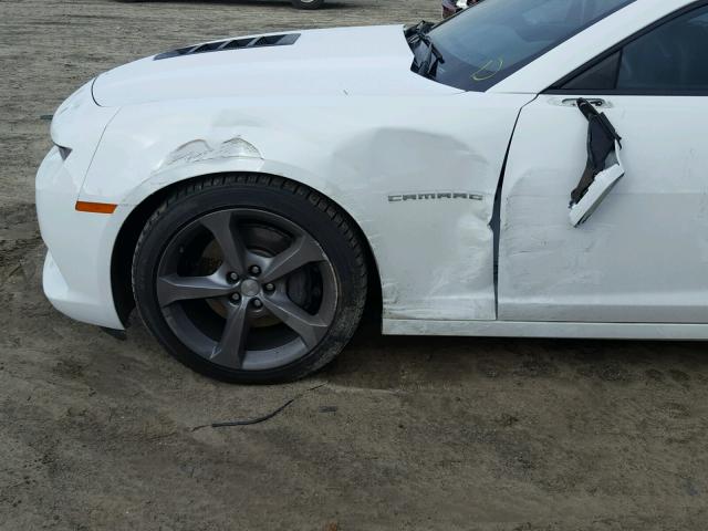 2G1FK3DJ8E9194453 - 2014 CHEVROLET CAMARO 2SS WHITE photo 9