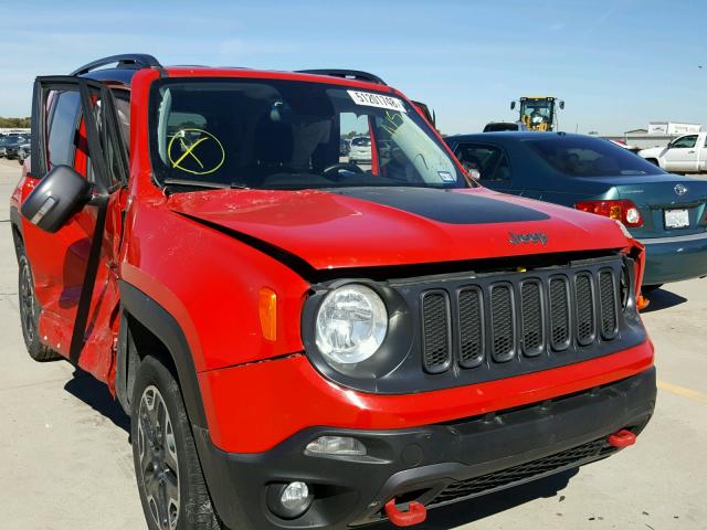 ZACCJBCT8FPB79161 - 2015 JEEP RENEGADE T RED photo 1