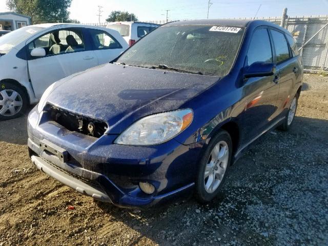 2T1KR32E15C478742 - 2006 TOYOTA MATRIX BLUE photo 2