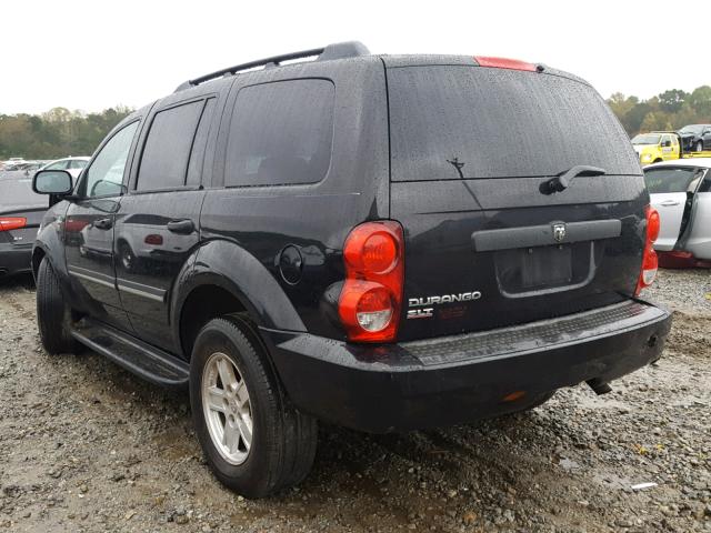 1D8HD48K68F102238 - 2008 DODGE DURANGO SL BLACK photo 3