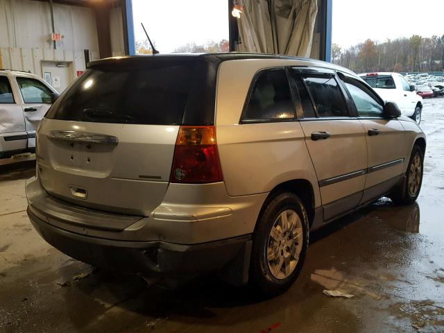 2A8GF48XX8R653323 - 2008 CHRYSLER PACIFICA L SILVER photo 4