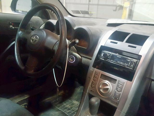 JTKDE177750025067 - 2005 TOYOTA SCION TC ნაცრისფერი ფოტო 9