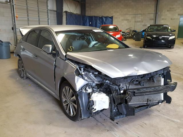 5NPE34AF3FH052161 - 2015 HYUNDAI SONATA SPO GRAY photo 1