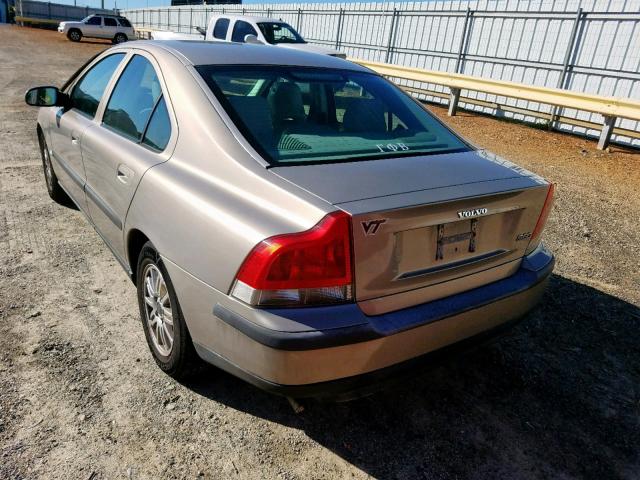 YV1RS61T132274419 - 2003 VOLVO S60 TAN photo 3