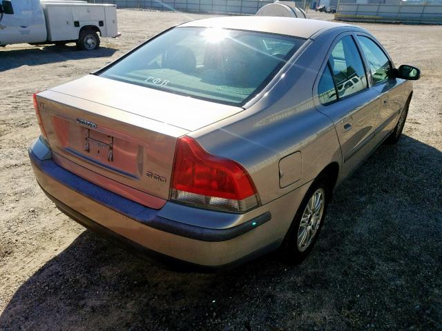 YV1RS61T132274419 - 2003 VOLVO S60 TAN photo 4